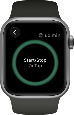 Breazee app on Apple Watch