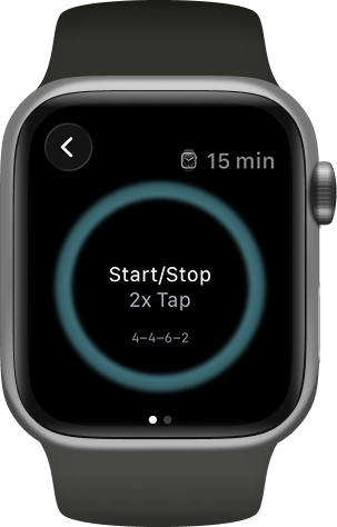 Breazee app on Apple Watch