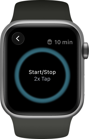 Breazee app on Apple Watch
